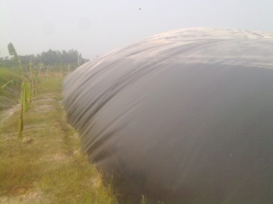 hầm biogas phủ bạt nhựa hdpe